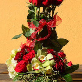 Roses For Karen - image ROSE-TOPIARY-270x270 on https://www.riveroaksplanthouse.com
