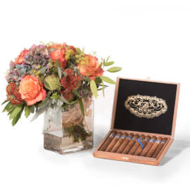 Cymbidium Delight And A Box of Presidente Cigars - image GiftSet1-270x270 on https://www.riveroaksplanthouse.com