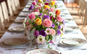 Tablescaping with Florals: Hosting the Perfect Spring Dinner Party
